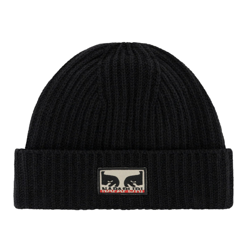 obey na4hmo obey x napapijri beanie black