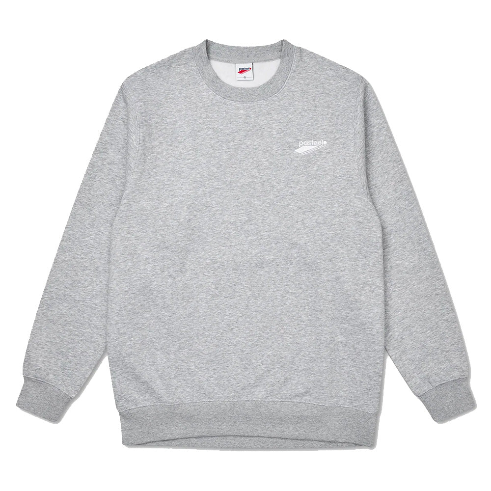 pasteelo pseogc tonal emb og crewneck heather grey