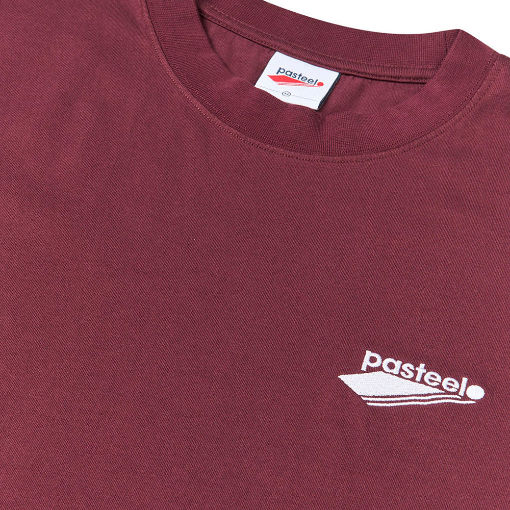 pasteelo pseogt tonal emb og tee burgundy