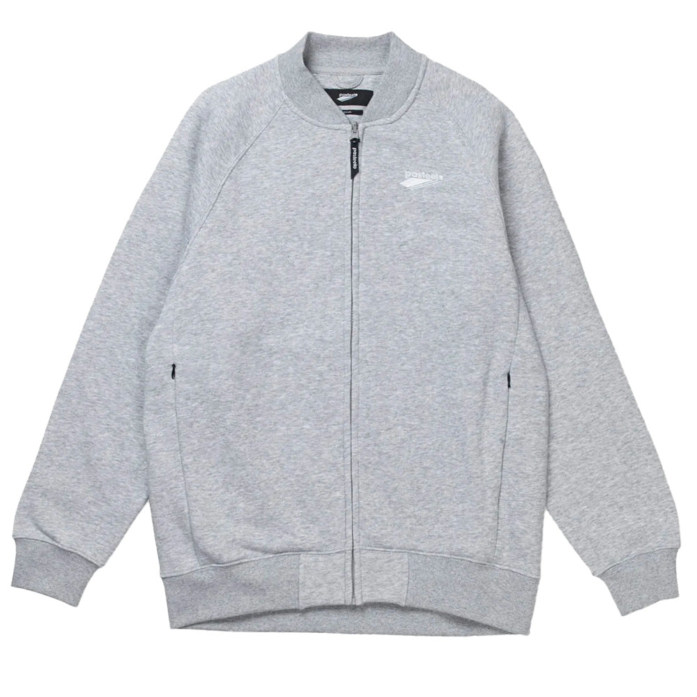 pasteelo pszut zip up trainer heather grey
