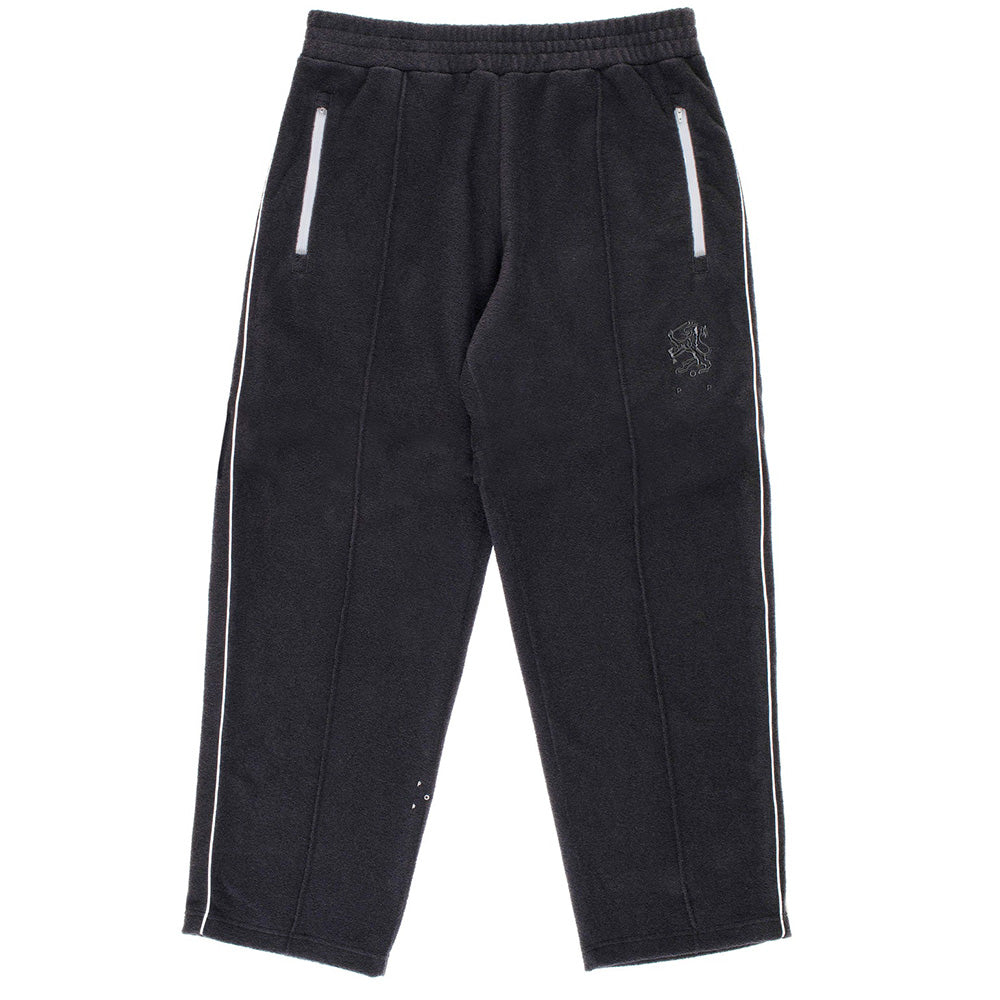 pop trading company popss26406 terry cub track pants black