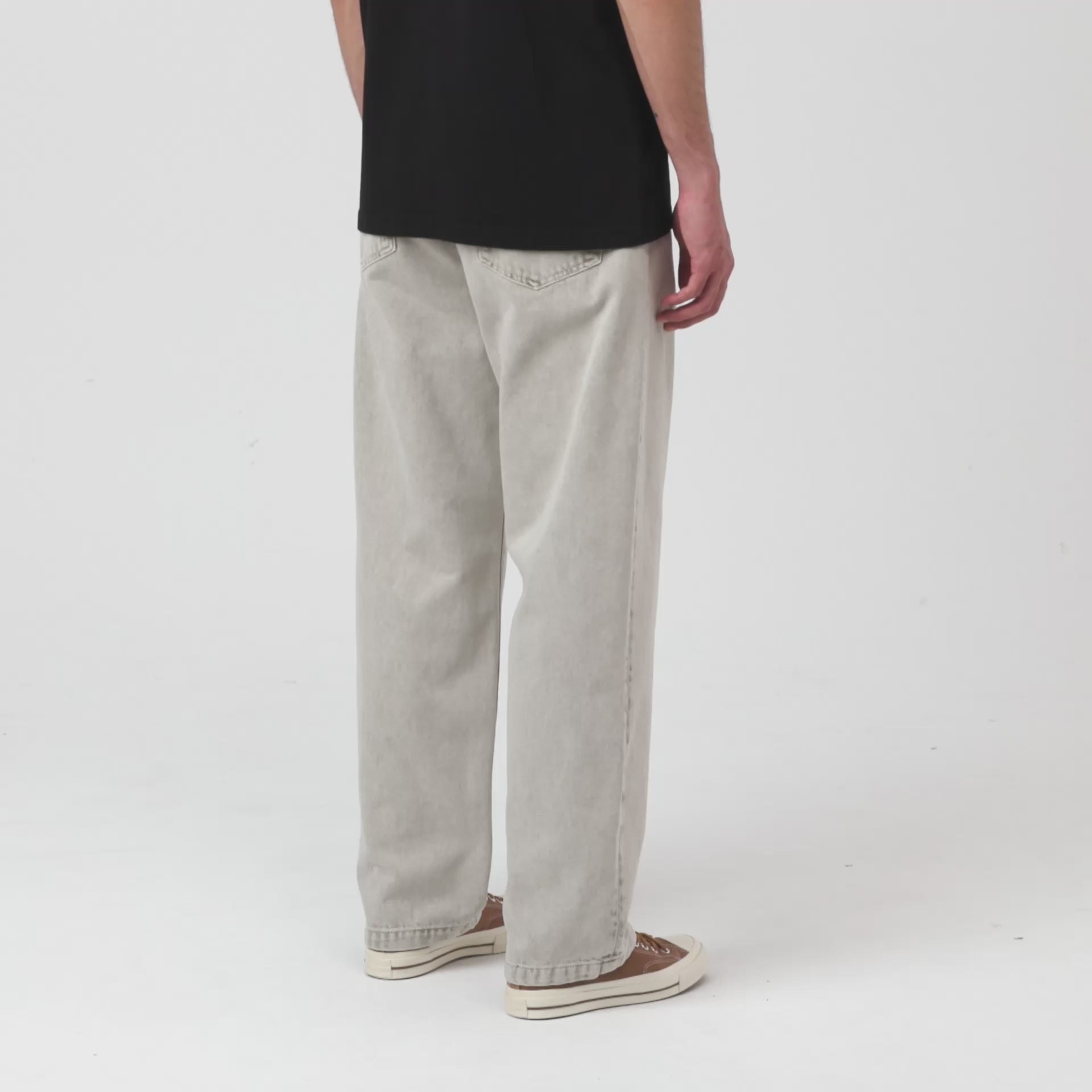 CARHARTT WIP LANDON PANT // OPUNTIA CHALK WASH NO LENGTH