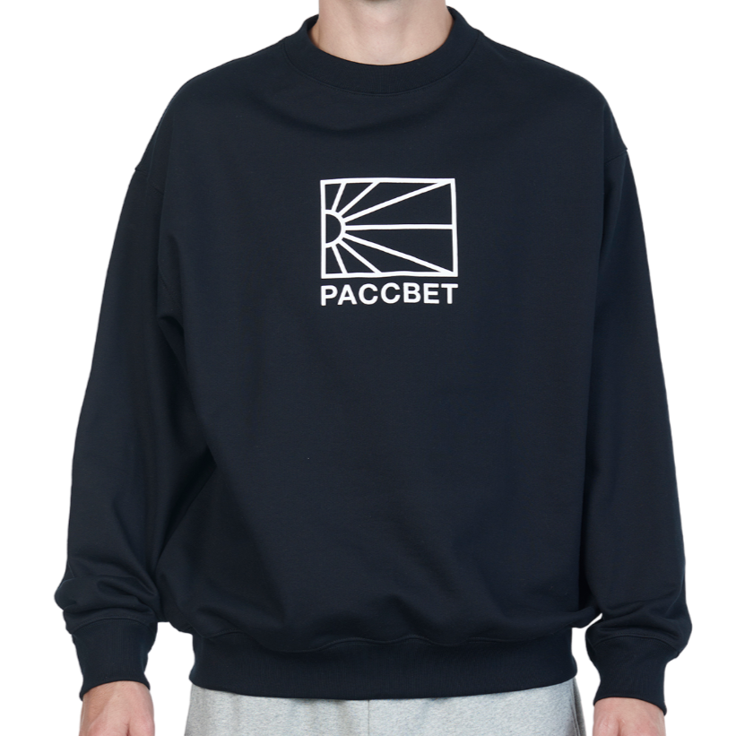 rassvet pacc12t021 logo sweatshirt knit black