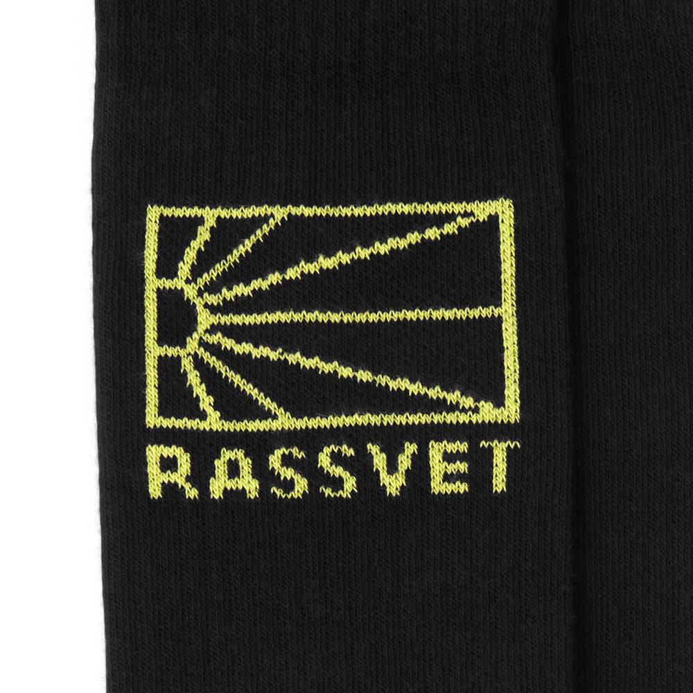rassvet pacc14k008 logo socks knit black