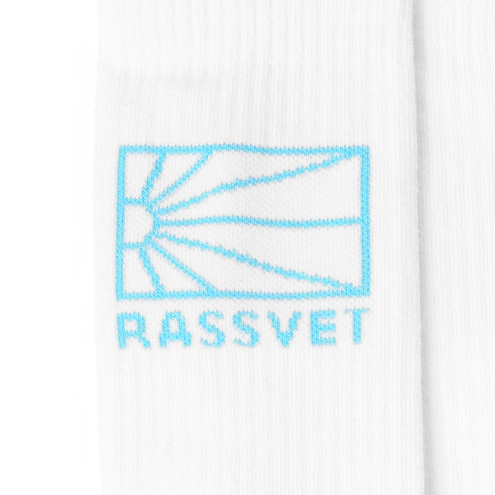 rassvet pacc14k008 logo socks knit white