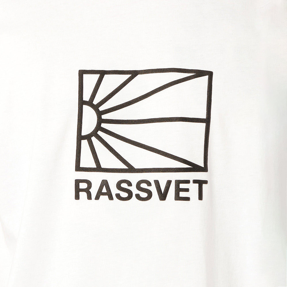 rassvet pacc14t002 big logo t shirt knit white