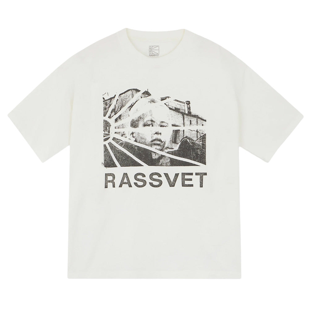 RASSVET RASSVET HERITAGE T-SHIRT // WHITE