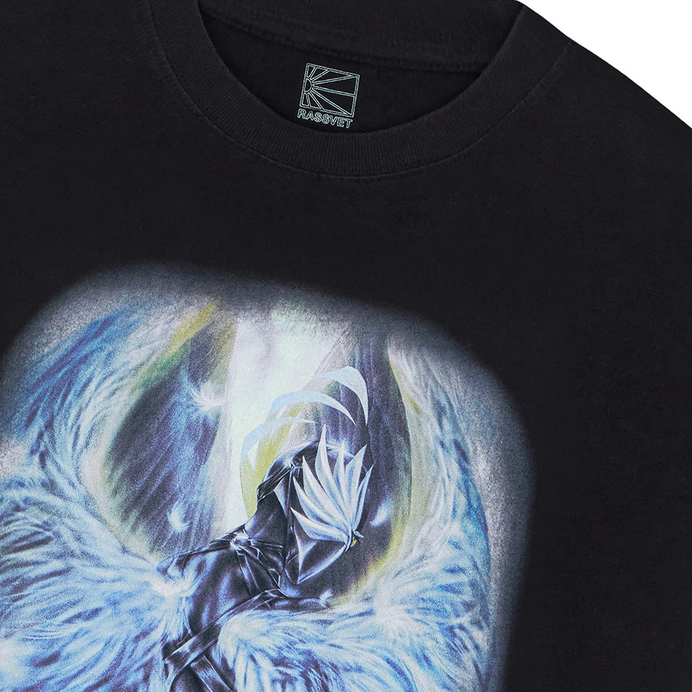 RASSVET RASSVET VEIL T-SHIRT // BLACK