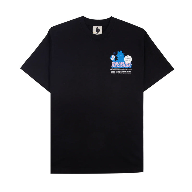 real bad man rbm11037 rbm records ss tee black