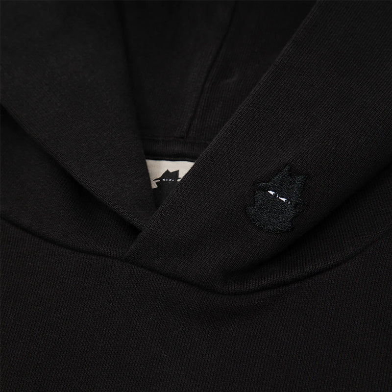 real bad man rbm11051 classic hood fleece organic black