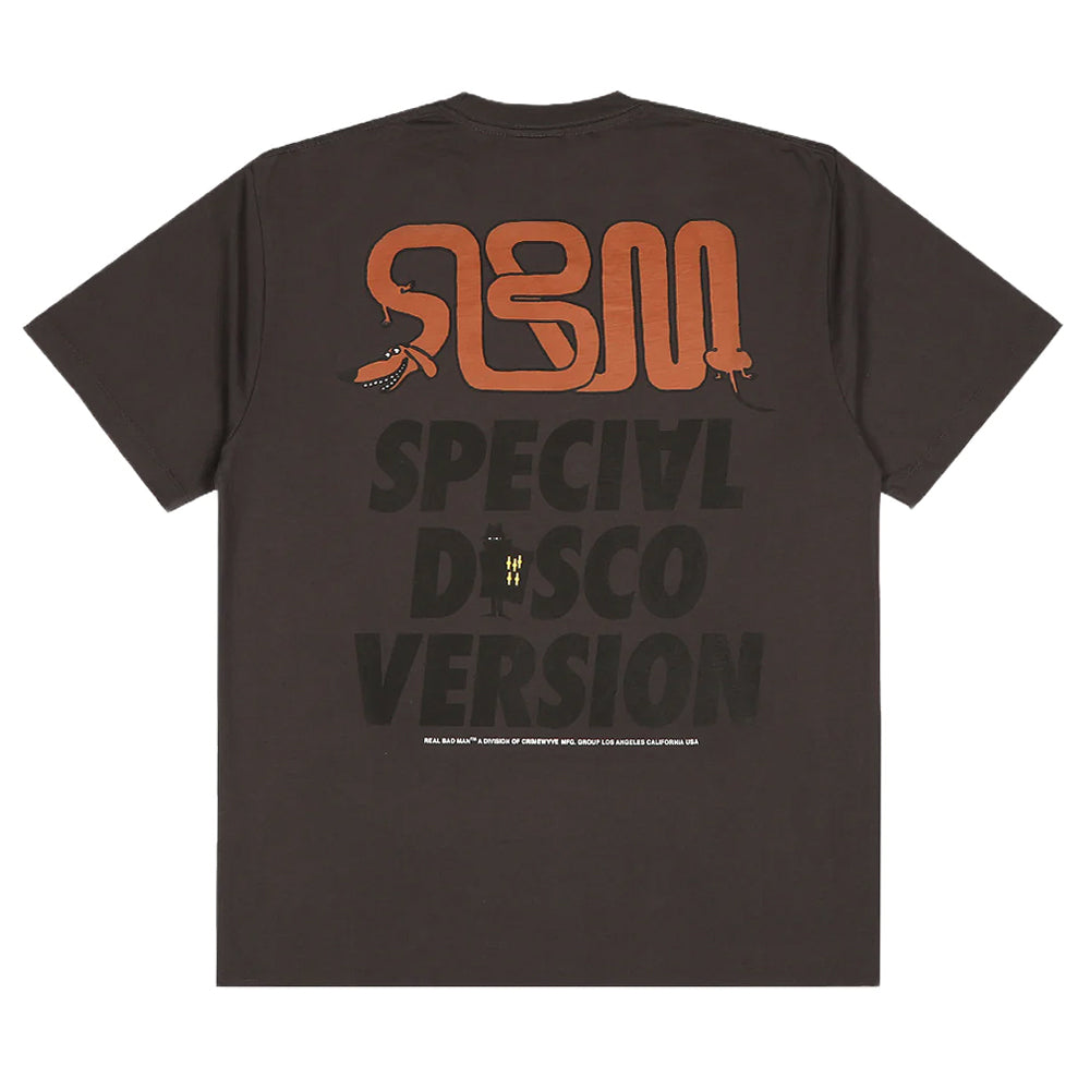 real bad man rbm12037 special disco version ss tee washed black