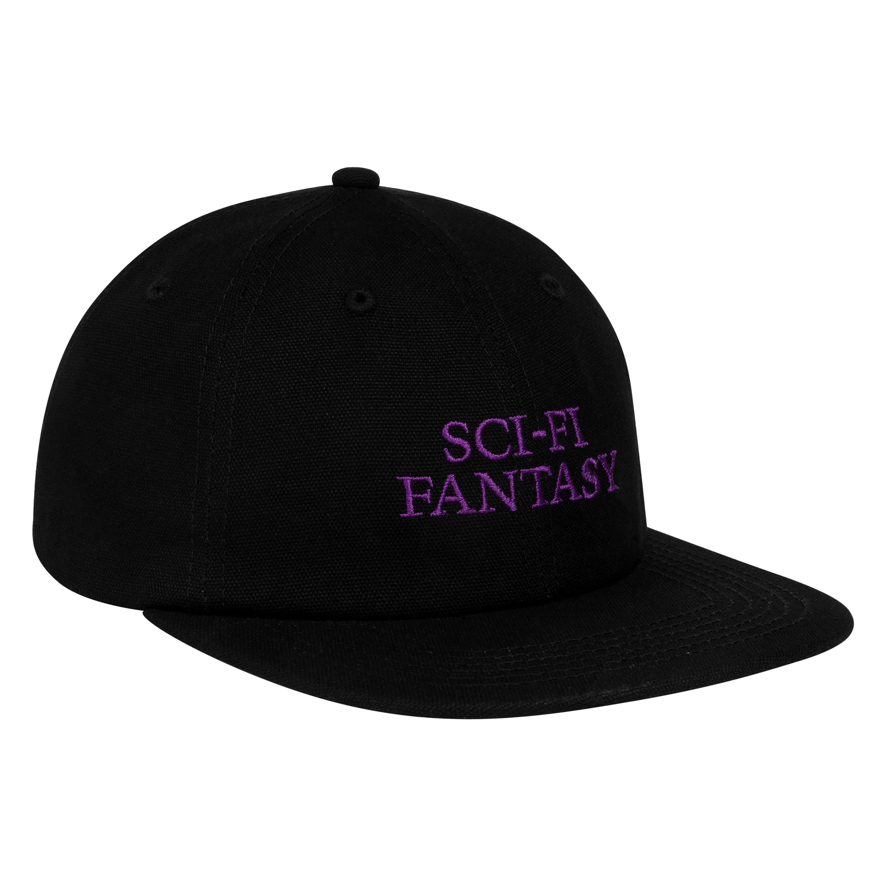 sci-fi fantasy logo hat black