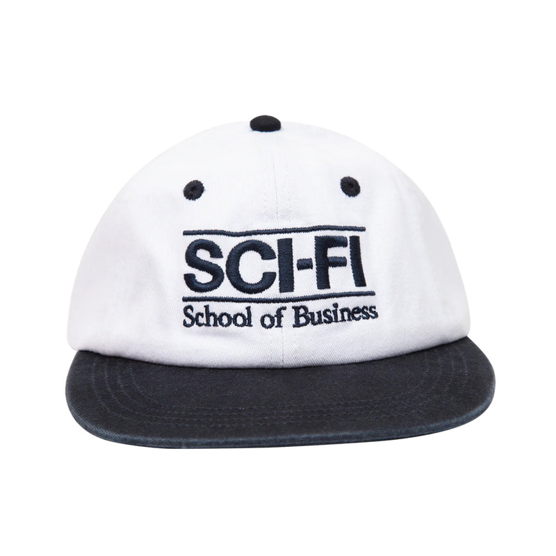 sci-fi sci 0099 multi school of business hat whitenavy