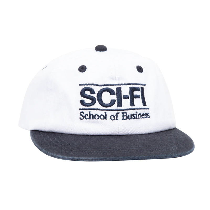 sci-fi sci 0099 multi school of business hat whitenavy
