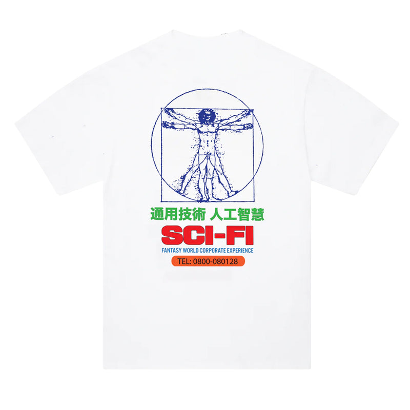 sci-fi sci 0142 wht chain of beign tee white