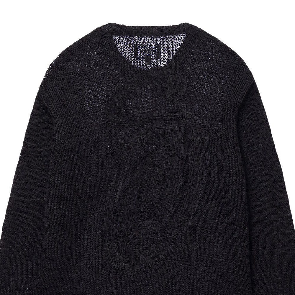 STÜSSY S LOOSE KNIT SWEATER // BLACK. – Collateral
