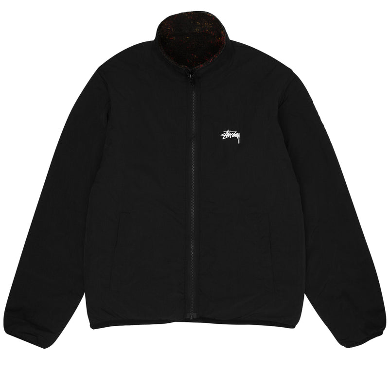 stussy 118529 sherpa reversible jacket lava