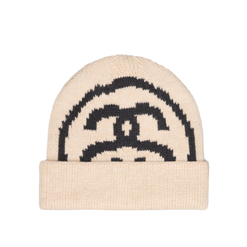 stussy 1321173 big link cuff beanie natural