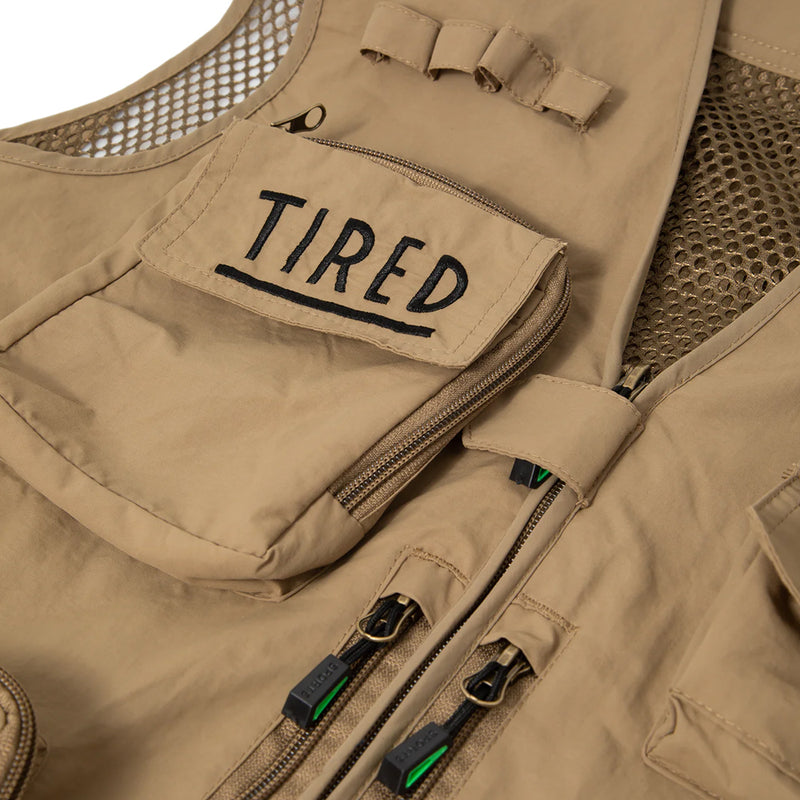 tired ts00290 og fishing vest khaki