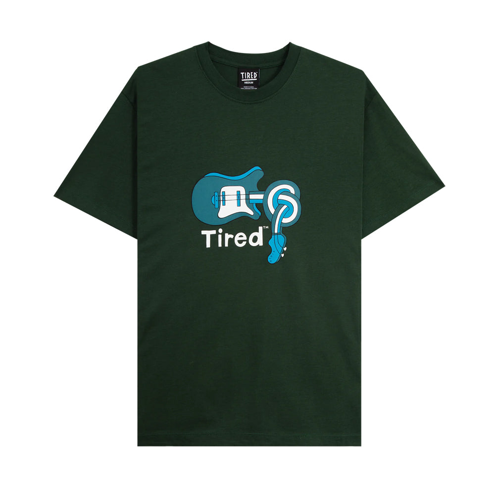 tired ts00296 spinal tap ss tee organic forest green