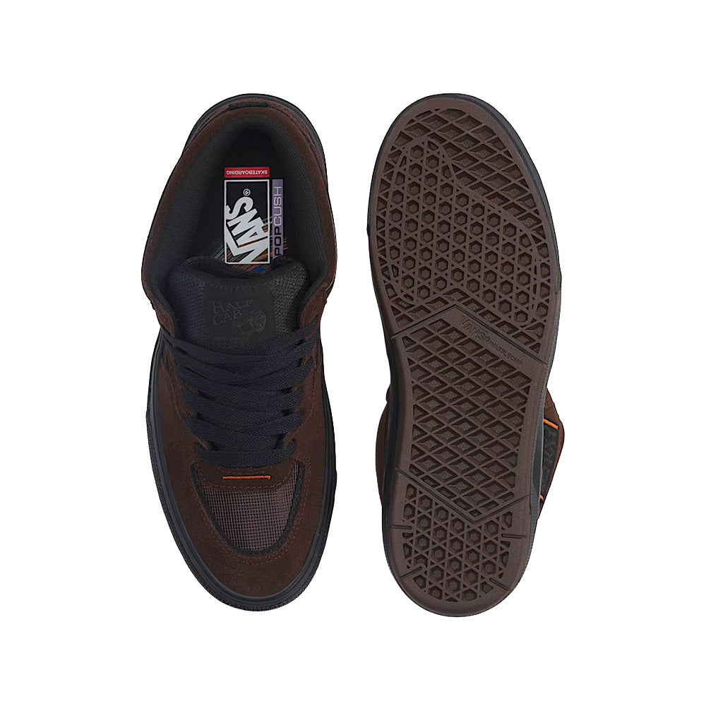 vans skate half cab wafflecup shoe dick rizzo translucent sidewall black blue