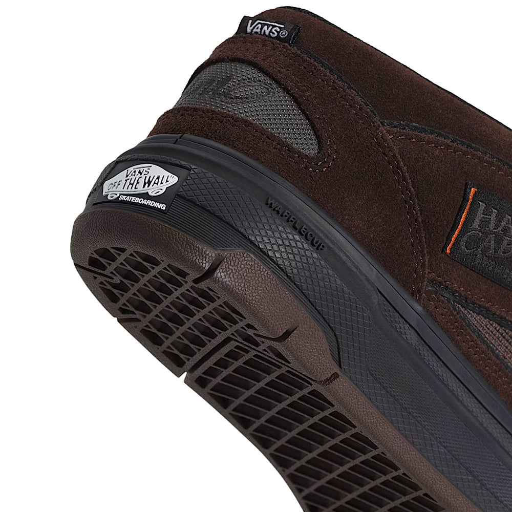 vans skate half cab wafflecup shoe dick rizzo translucent sidewall black blue