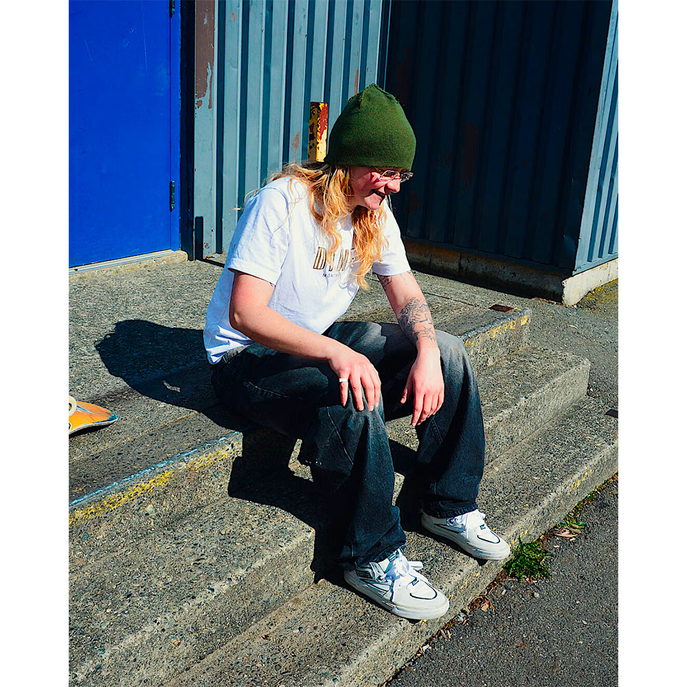 vans skate half cab wafflecup shoe una farrar utility block blanc de blanc