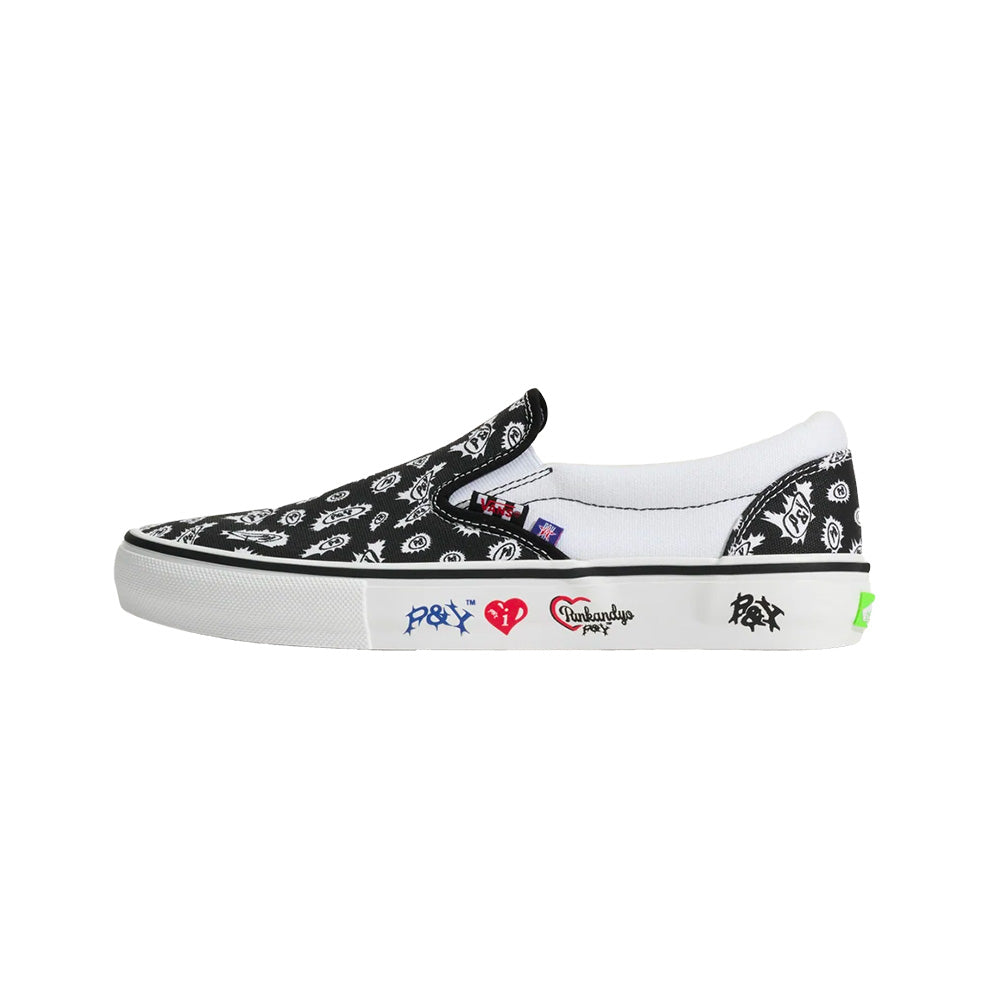 VANS VANS X PUNKANDYO SKATE SLIP-ON SHOE // BLACK