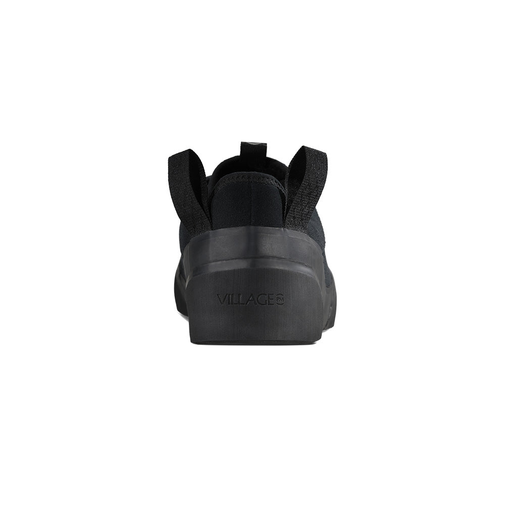 village pm f110004 1 pm shoes black leather suede