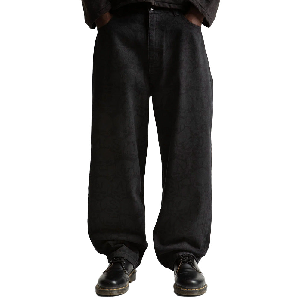 wasted paris wpbcp bury casper pant black faded black