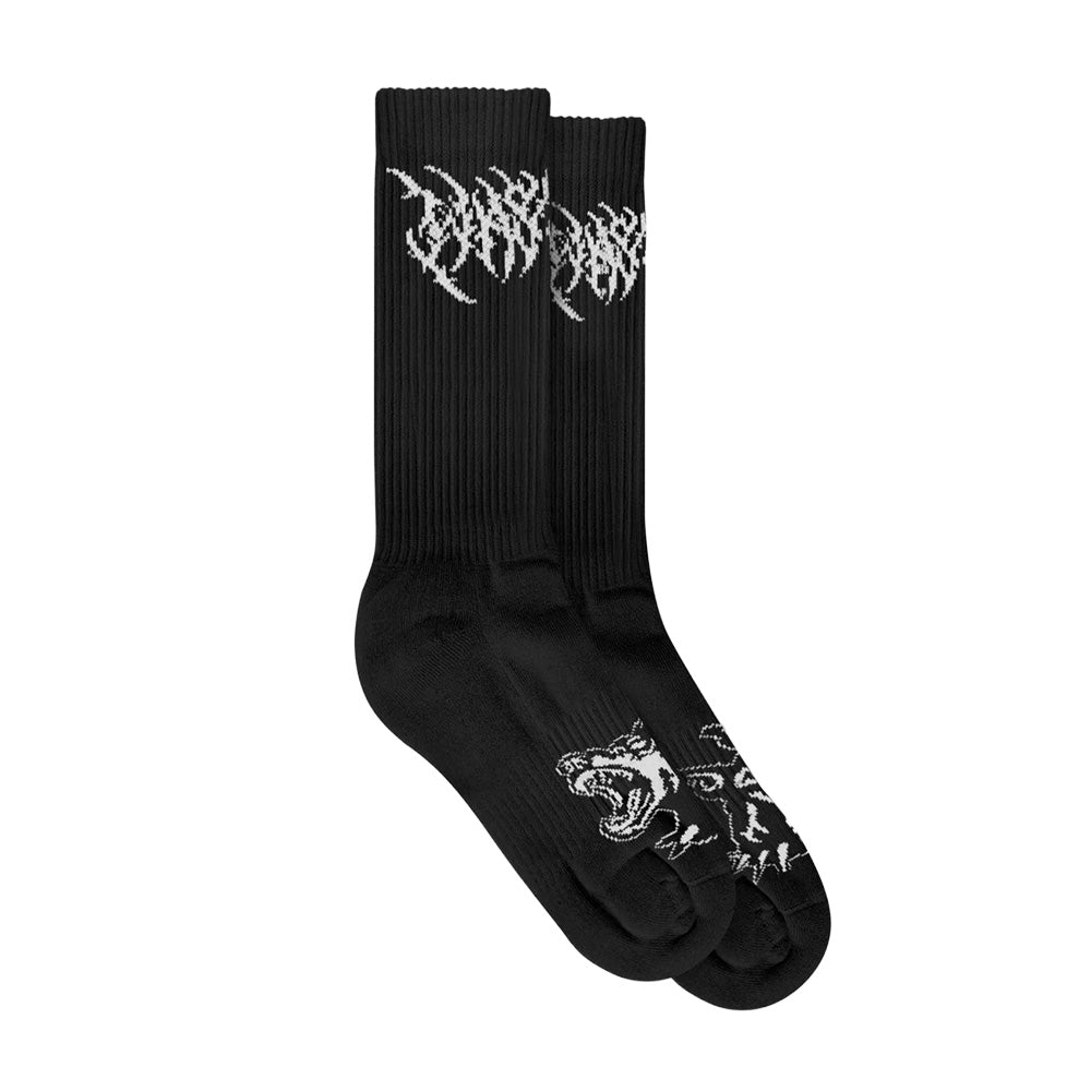 wasted paris wpbs blitz socks black
