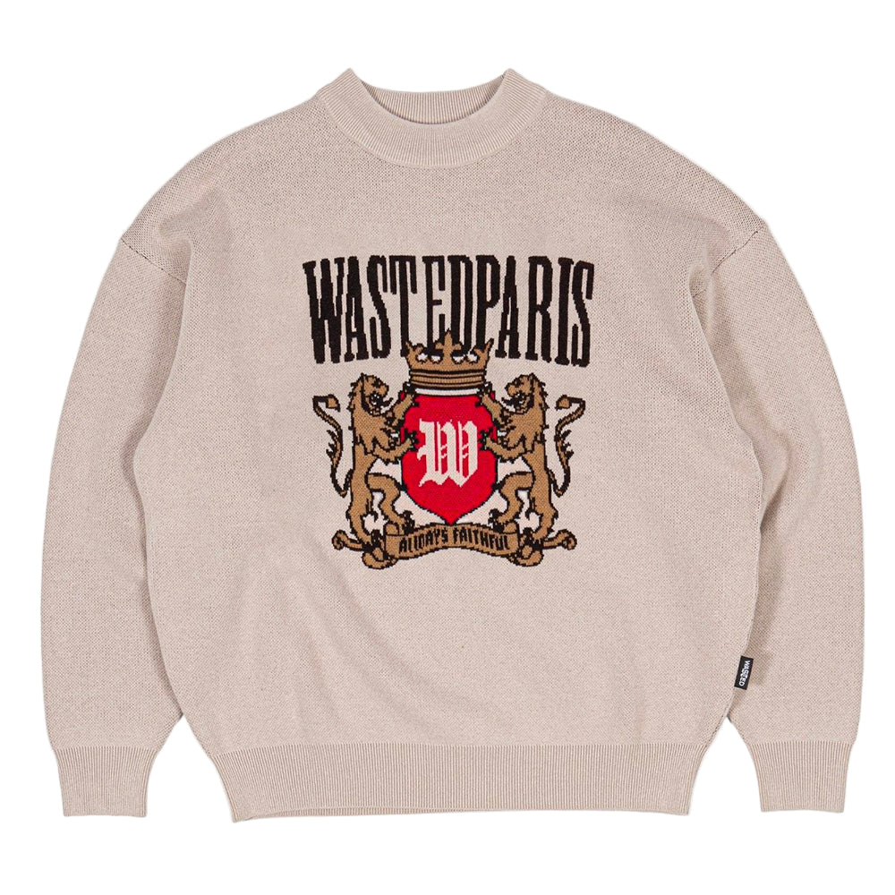 wasted paris wpcs crest sweater sahara