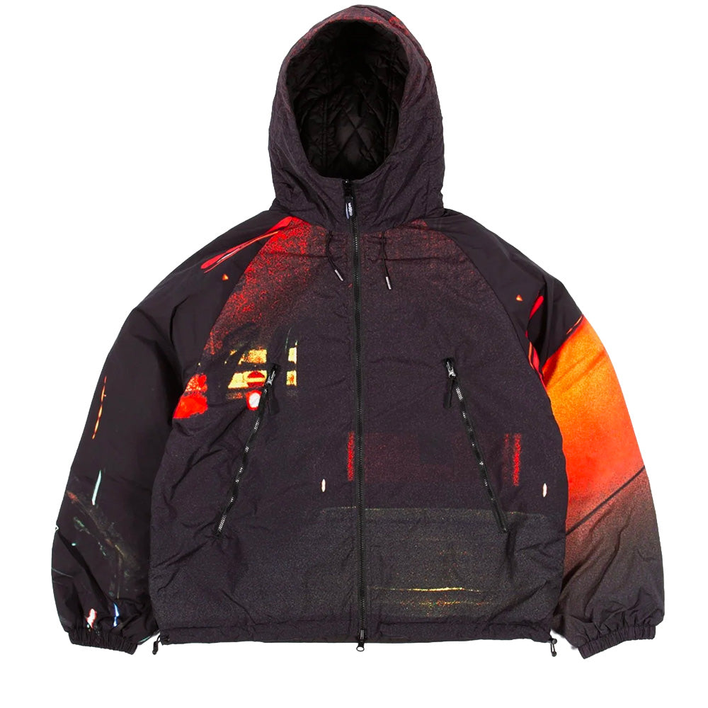 wasted paris wpmbj x monsieur bonheur windbreaker black