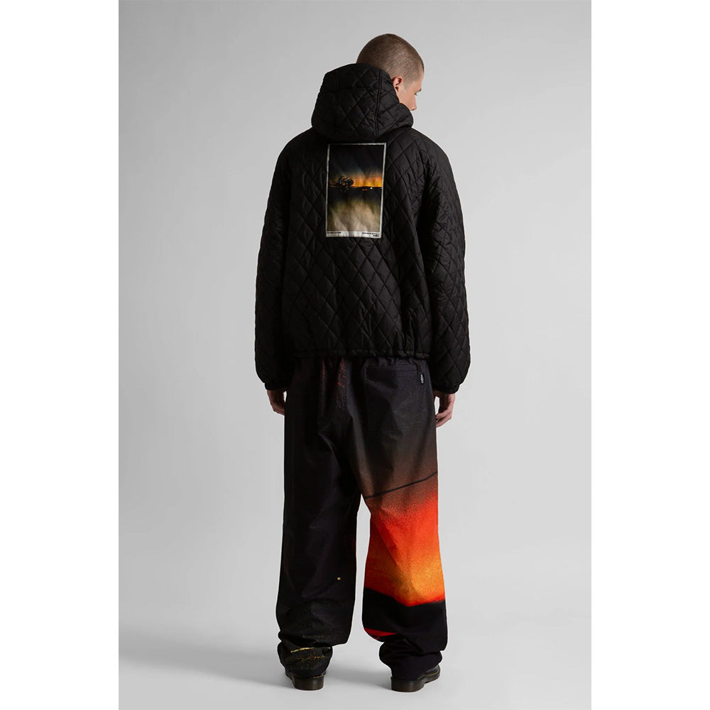 wasted paris wpmbj x monsieur bonheur windbreaker black