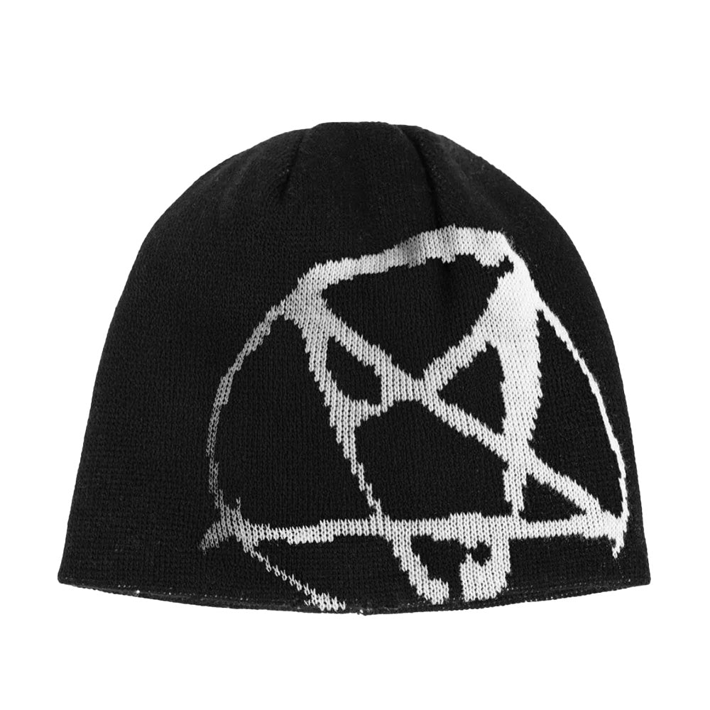 wasted paris wprc brown beanie reversible curse black