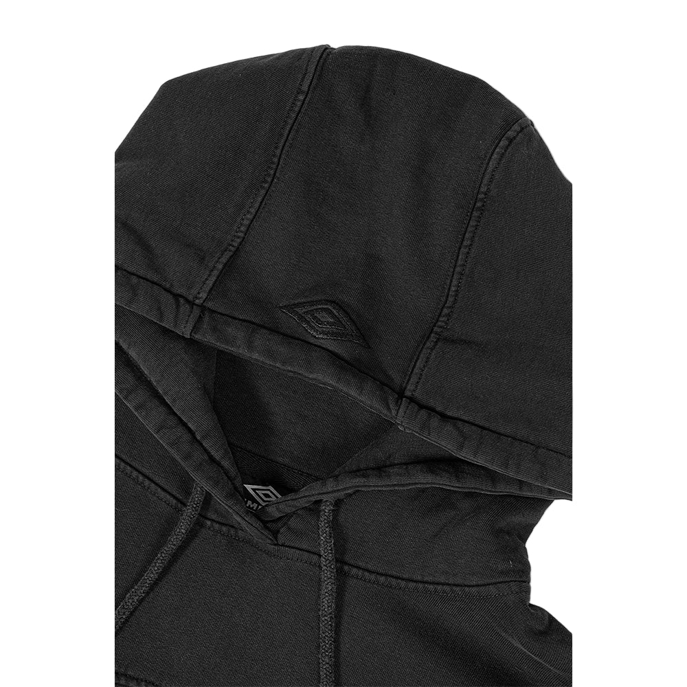 wasted paris wpubh umbro boxy hoodie  faded black