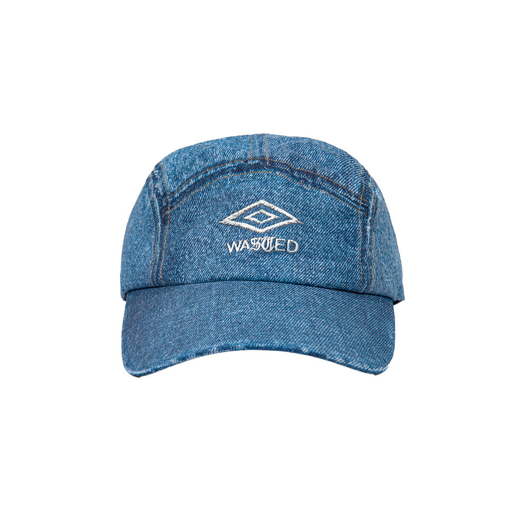 wasted paris wpubtc umbro trompe loeil track cap washed blue