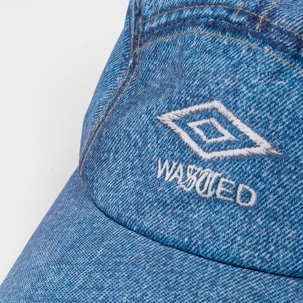 wasted paris wpubtc umbro trompe loeil track cap washed blue