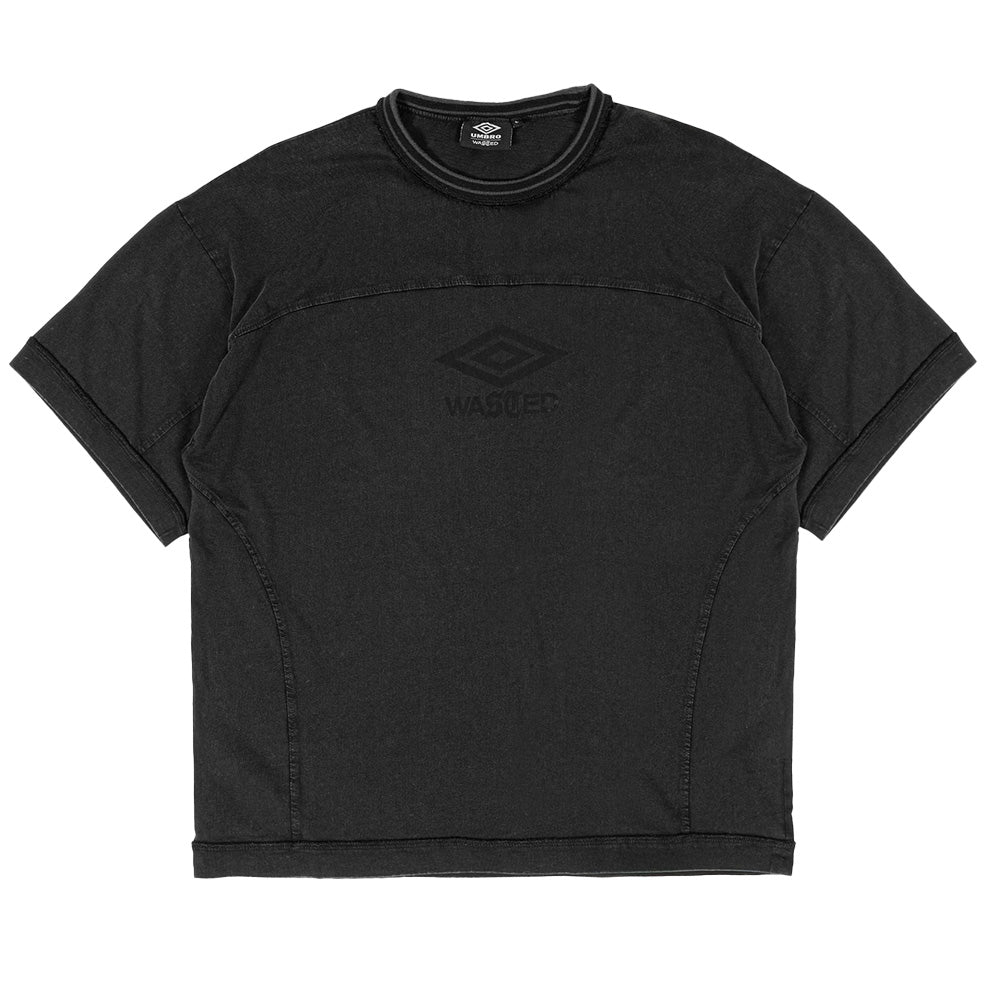 wasted paris wput umbro boxy t shirt faded black