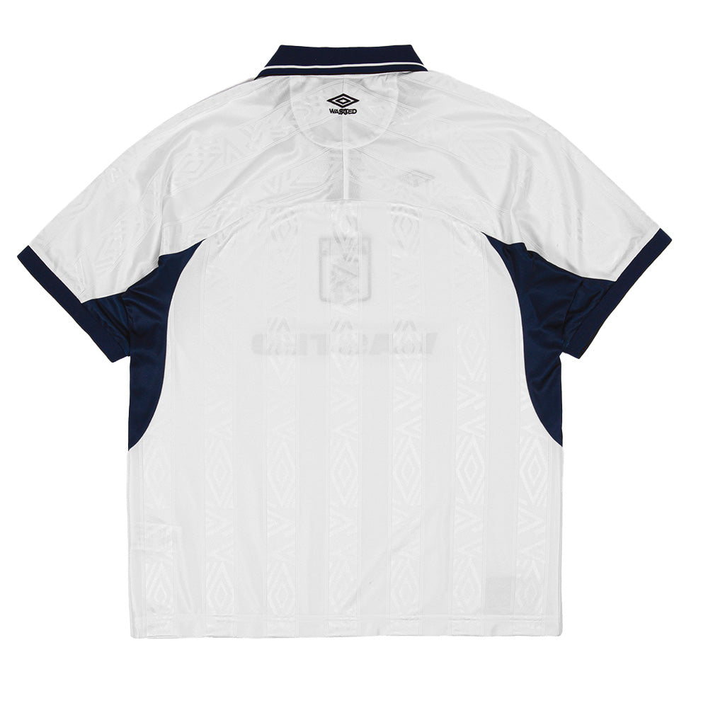 wasted paris wput umbro football jersey  whiteblue