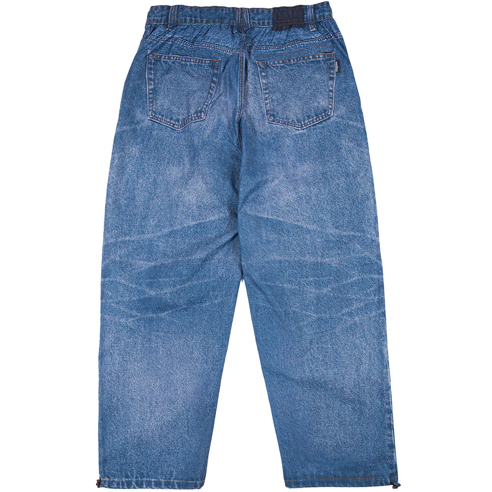 wasted paris wputop umbro trompe loeil overpant washed blue