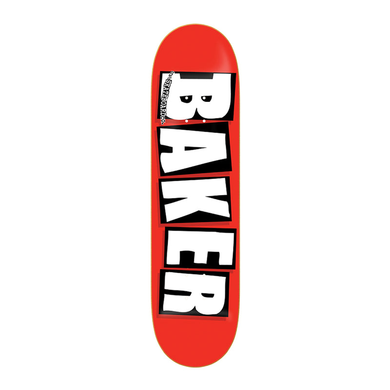 BAKER BRAND LOGO WHITE DECK // 8.125" x 31.5"