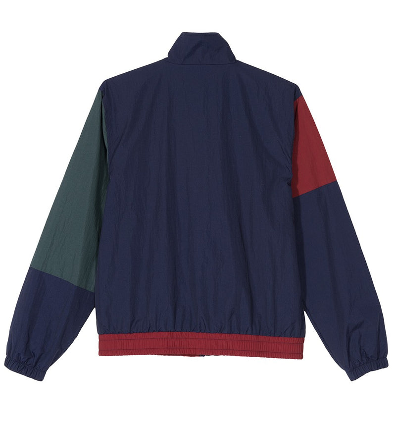 STÜSSY PANEL TRACK JACKET // NAVY