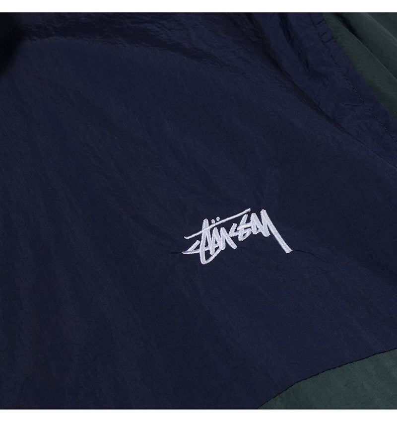 STÜSSY PANEL TRACK JACKET // NAVY