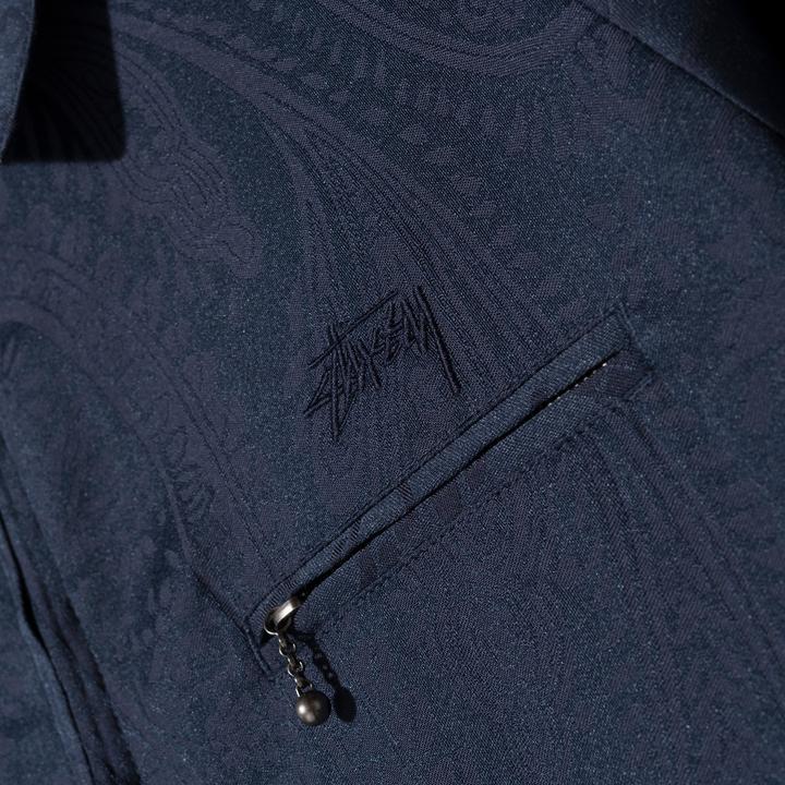 STÜSSY PAISLEY BRYAN JACKET // NAVY