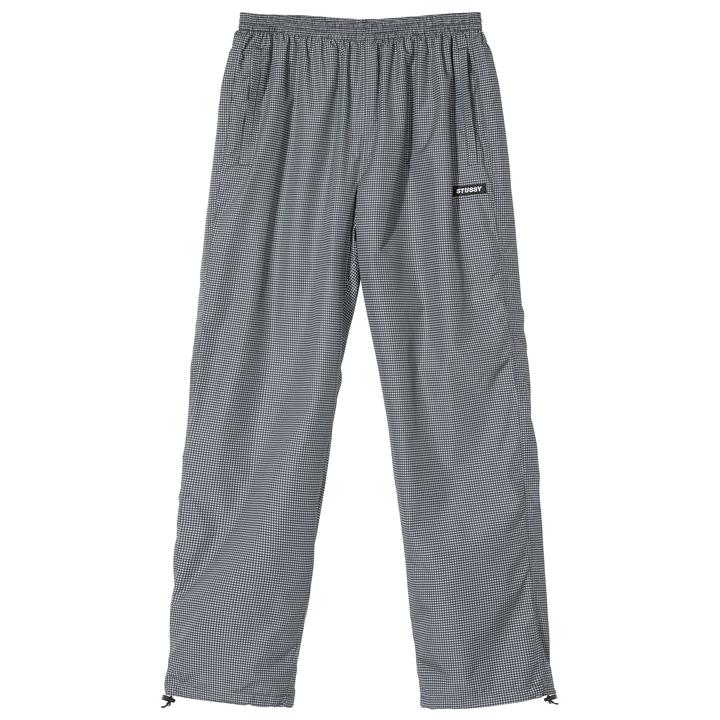 STÜSSY HOUNDSTOOTH TRACK TROUSER // BLACK