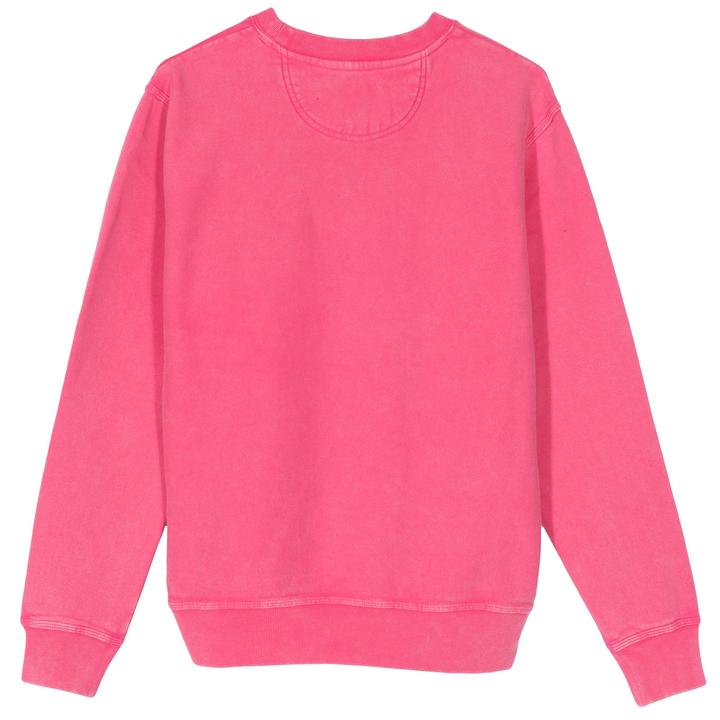 STÜSSY STOCK LOGO CREW // HOT PINK