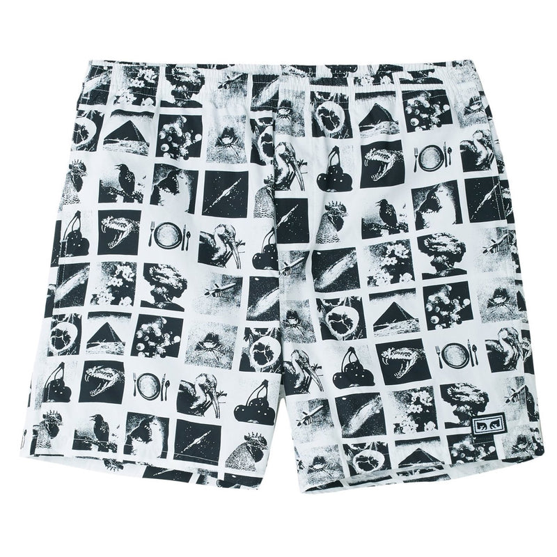 OBEY EASY CHAOS SHORT // ZINE WHITE
