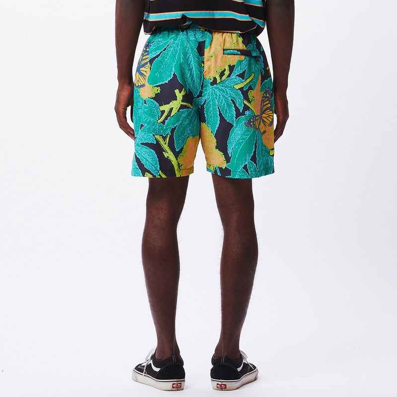 OBEY EASY RELAXED BUDS SHORT // BLACK MULTI