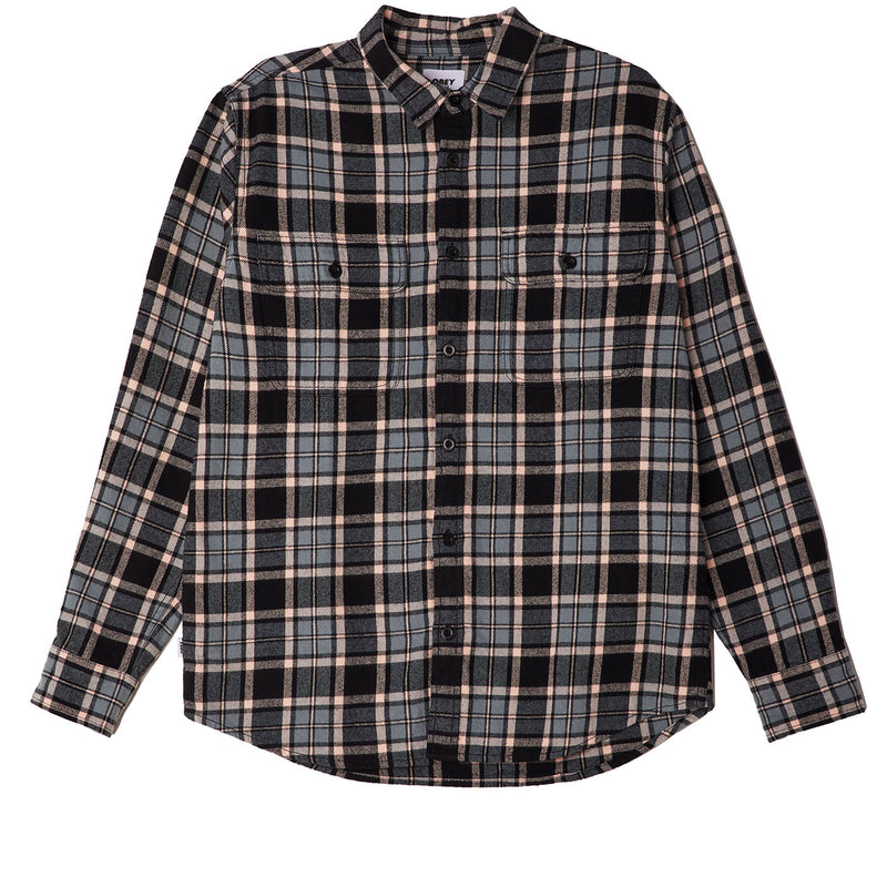 OBEY DIVISIONS WOVEN // BLACK MULTI